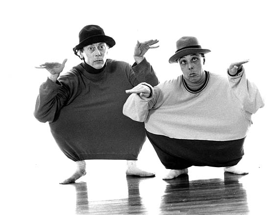 Dudley Brooks and Matthew Child in 'Les Sillyphides' -- photo by Steve Savage