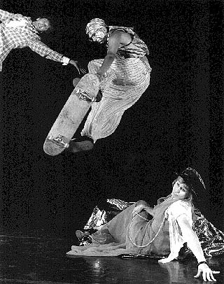 Dudley Brooks, David Dilworth ,and Rose Gray in 'Facade' -- photo by Steve Savage