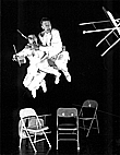 [Matthew Child and Dudley Brooks in 'Upchairs Downchairs' -- photo by Steve Savage]